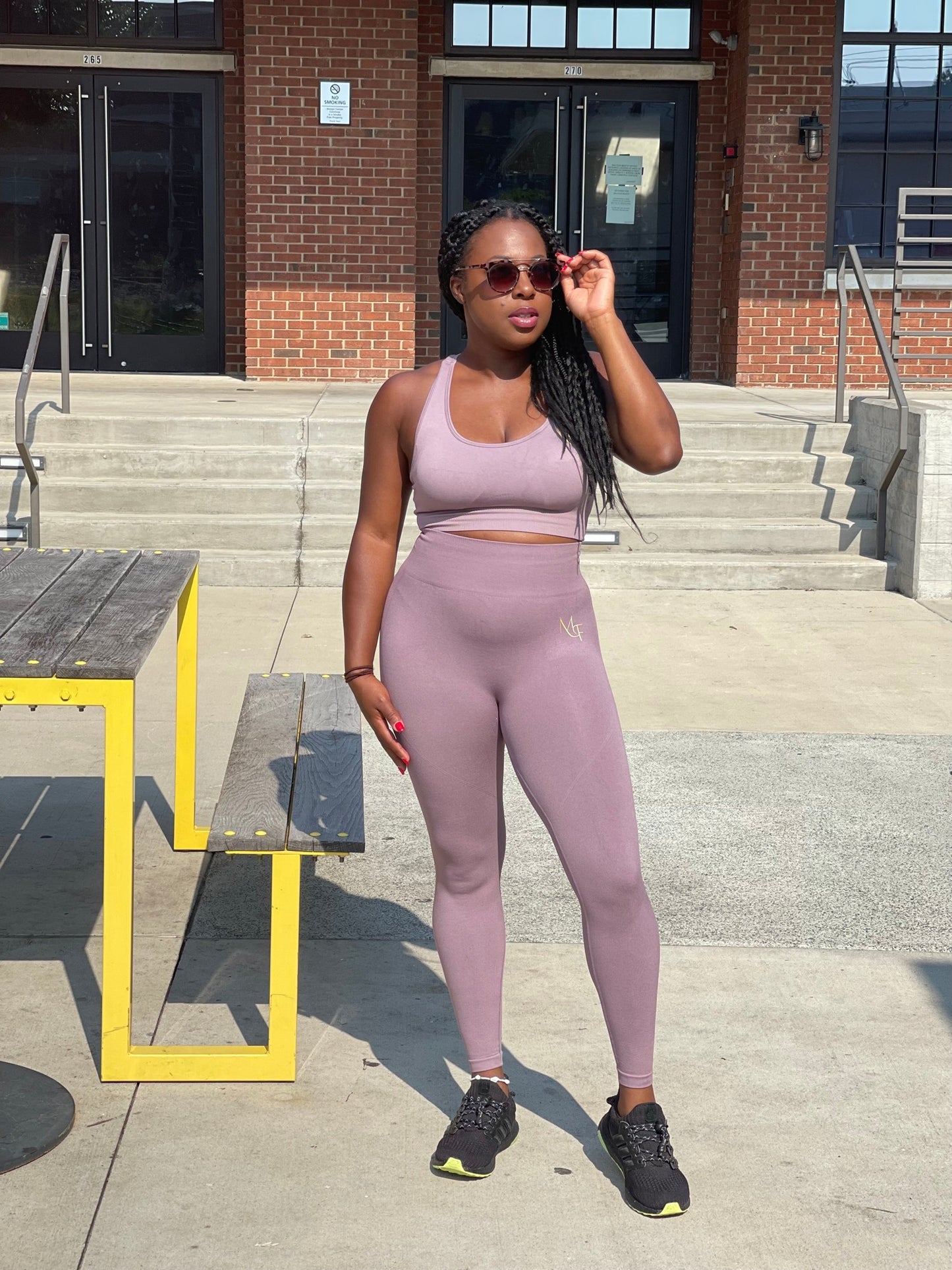 Purple Compression Leggings