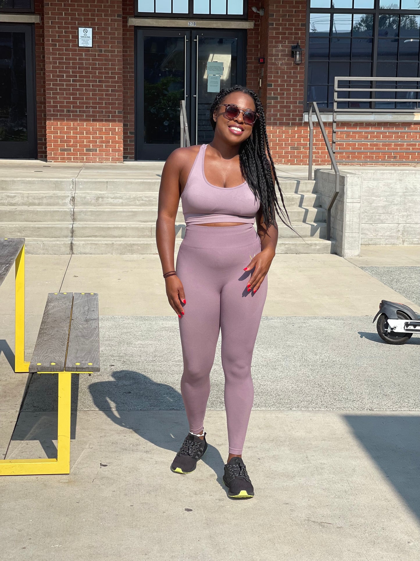 Purple Sports Bra
