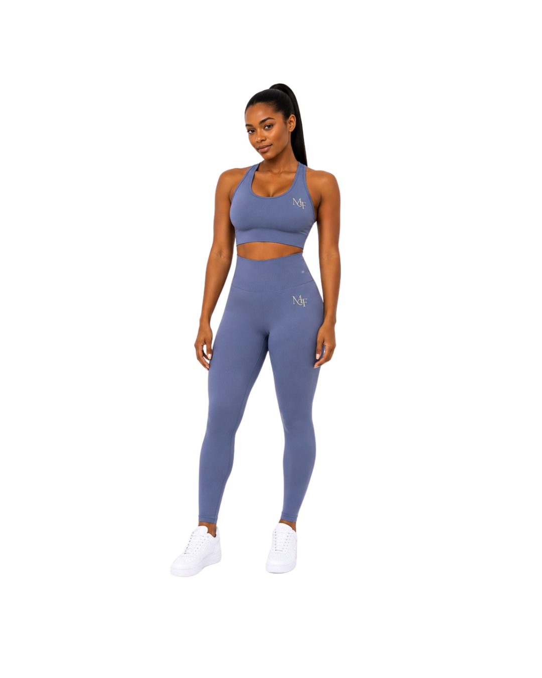 Grey Compression Sports Bra