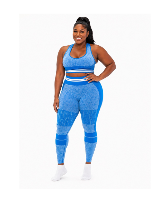 Blue Multicolor Matching Set