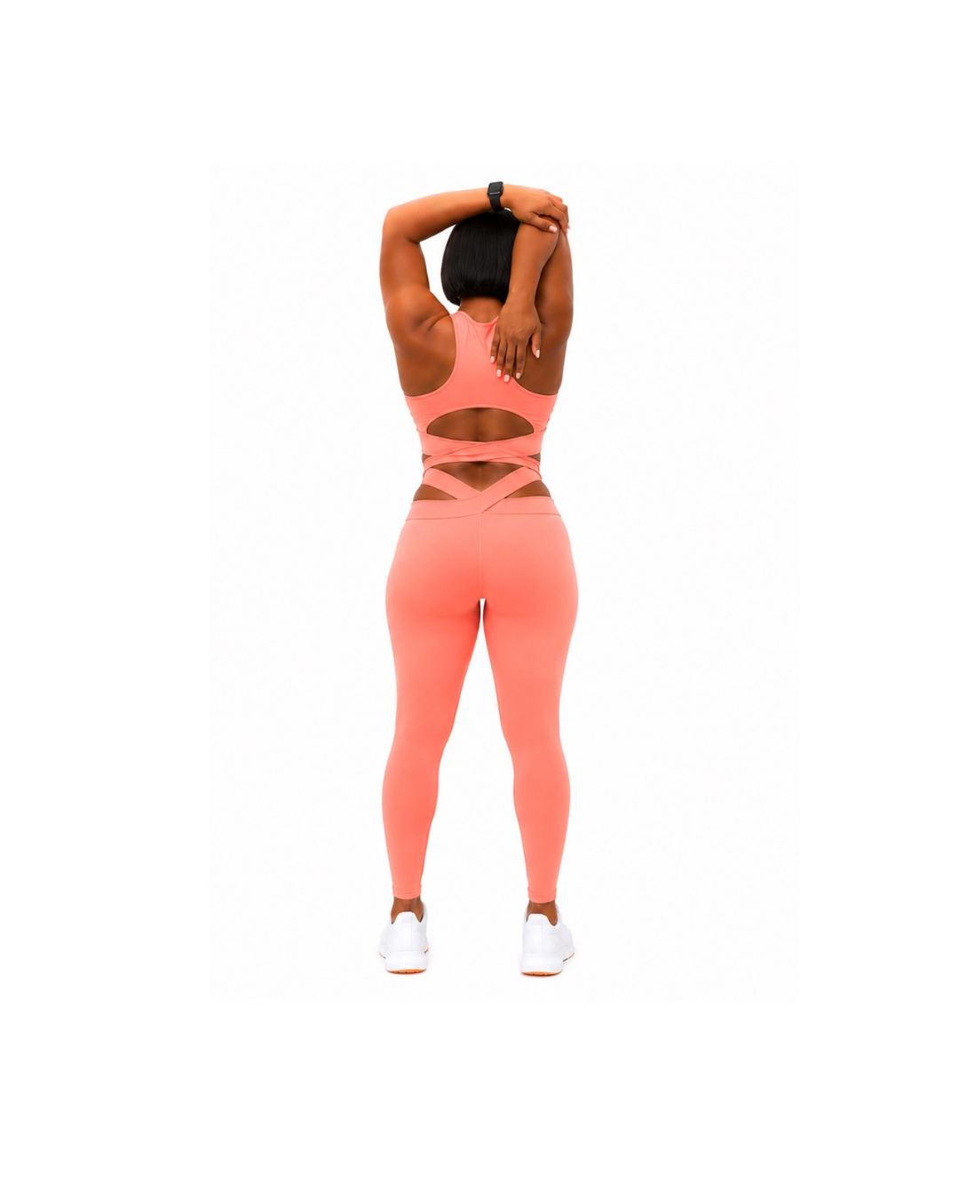 Peach Crisscross Set