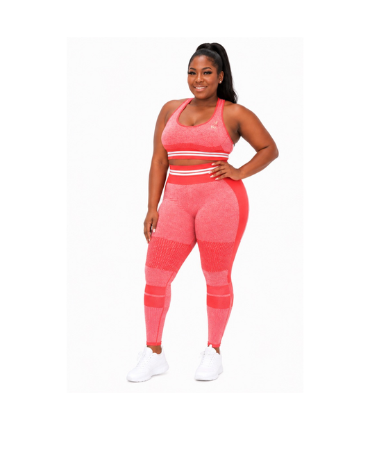 Pink Multicolor Matching Set