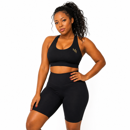 High-Waist Seamless Biker Shorts
